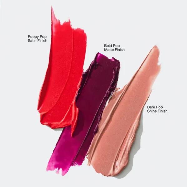 Clinique Pop™ Longwear Lipstick Shine lesklý rúž odtieň 02 Bare Pop 3.9 g