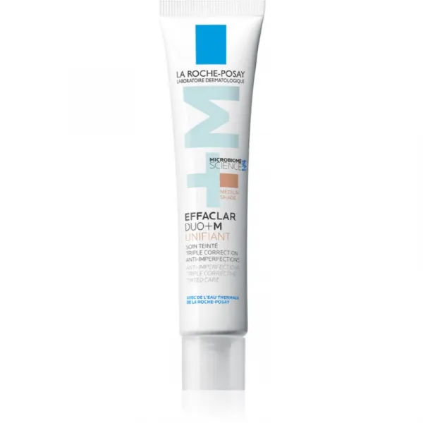 La Roche-Posay Effaclar DUO+M Unifiant ľahký tónovací krém s hydratačným účinkom odtieň Medium 40 ml