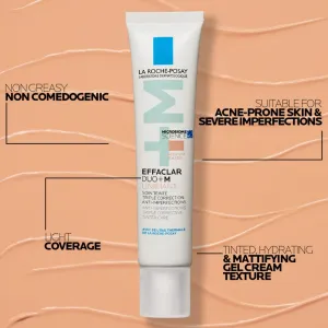 La Roche-Posay Effaclar DUO+M Unifiant ľahký tónovací krém s hydratačným účinkom odtieň Medium 40 ml