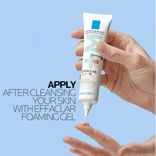 La Roche-Posay Effaclar DUO+M Unifiant ľahký tónovací krém s hydratačným účinkom odtieň Medium 40 ml