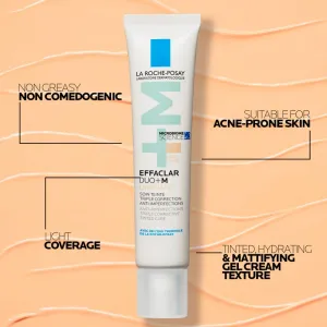 La Roche-Posay Effaclar DUO+M Unifiant ľahký tónovací krém s hydratačným účinkom odtieň Light 40 ml