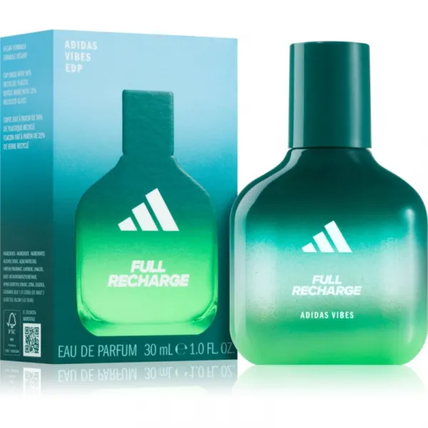 Adidas Vibes Full Recharge parfumovaná voda unisex 30 ml