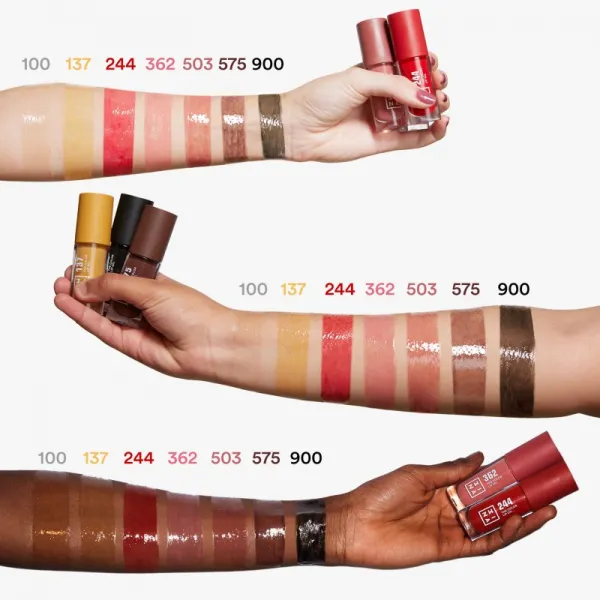 3INA The Color Lip Oil hydratačný olej na pery odtieň 100 - Crystal clear 4 ml