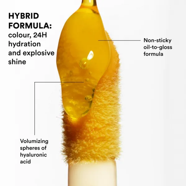 3INA The Color Lip Oil hydratačný olej na pery odtieň 137 - Bright honey yellow, sheer 4 ml