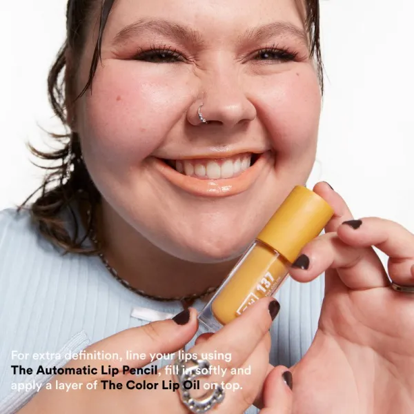 3INA The Color Lip Oil hydratačný olej na pery odtieň 137 - Bright honey yellow, sheer 4 ml