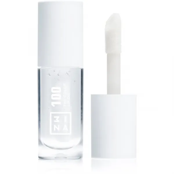 3INA The Color Lip Oil hydratačný olej na pery odtieň 100 - Crystal clear 4 ml