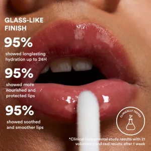 3INA The Color Lip Oil hydratačný olej na pery odtieň 100 - Crystal clear 4 ml