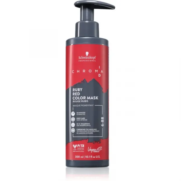 Schwarzkopf Professional Chroma ID Color Mask intenzívna farbiaca maska na vlasy odtieň 6-88 Ruby Red 300 ml