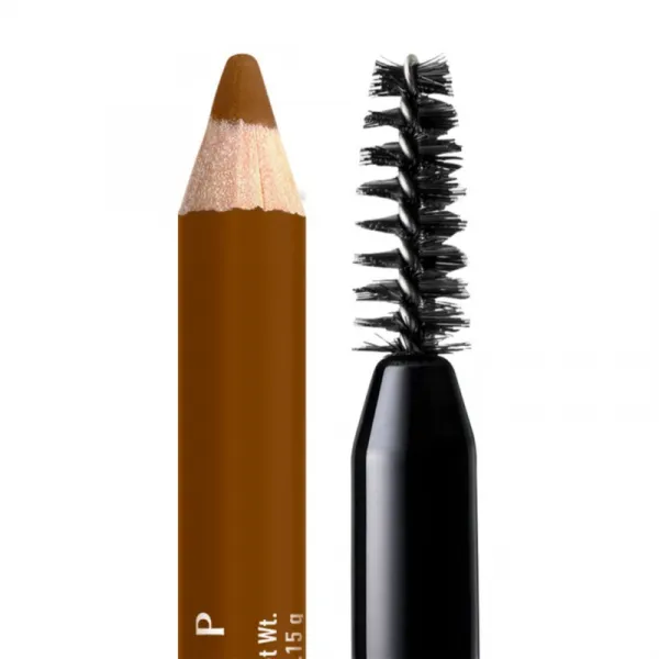 NYX Professional Makeup Powder Louder ceruzka na obočie s kefkou odtieň Louder Auburn 1 ks