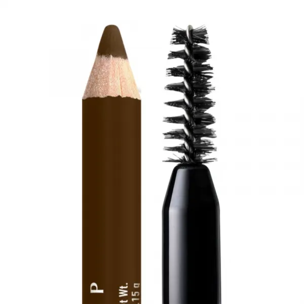 NYX Professional Makeup Powder Louder ceruzka na obočie s kefkou odtieň Espresso 1 ks
