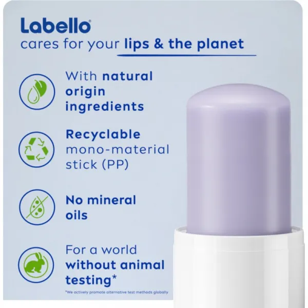 Labello Over Night Care regeneračný balzam na pery s levanduľou 4.8 g