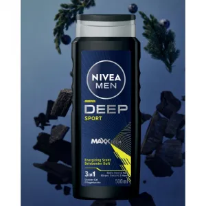 NIVEA MEN Deep Sport energizujúci sprchový gél pre mužov 500 ml