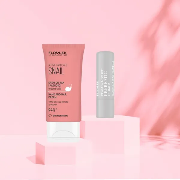 FlosLek Laboratorium Hand & Lip Snail darčeková sada