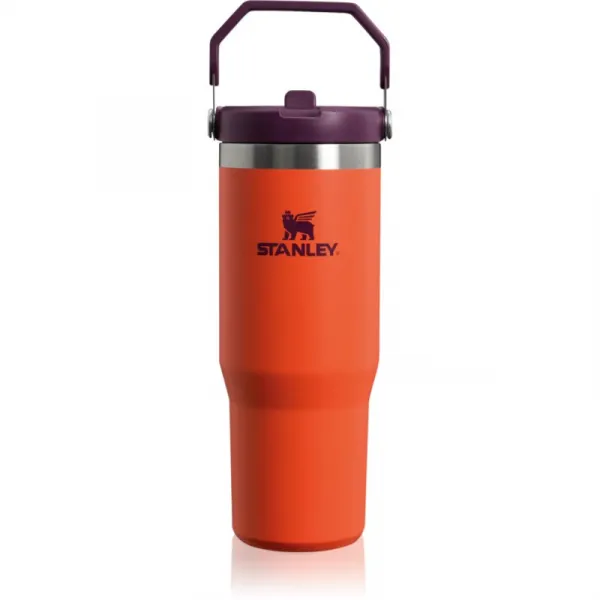 Stanley IceFlow™ Flip Straw Tumbler fľaša na vodu z nehrdzavejúcej ocele Tigerlilly 890 ml