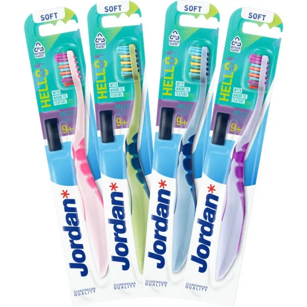Jordan Hello Smile Soft zubná kefka 1 ks