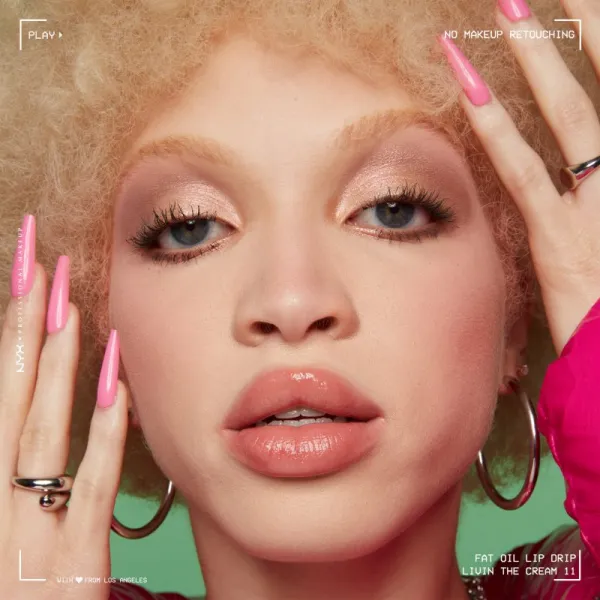 NYX Professional Makeup Fat Oil Lip Drip olej na pery odtieň Livin The Cream 4.8 ml