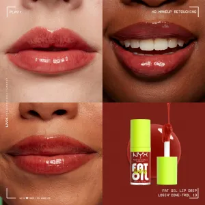 NYX Professional Makeup Fat Oil Lip Drip olej na pery odtieň Losin Cone Trol 4.8 ml