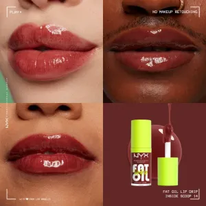 NYX Professional Makeup Fat Oil Lip Drip olej na pery odtieň Inside Scoop 4.8 ml