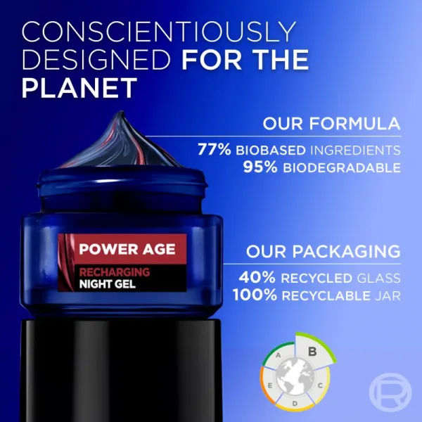 L’Oréal Paris Men Expert Power Age hydratačný nočný krém vyplňujúca vrásky 50 ml