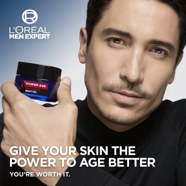 L’Oréal Paris Men Expert Power Age hydratačný nočný krém vyplňujúca vrásky 50 ml