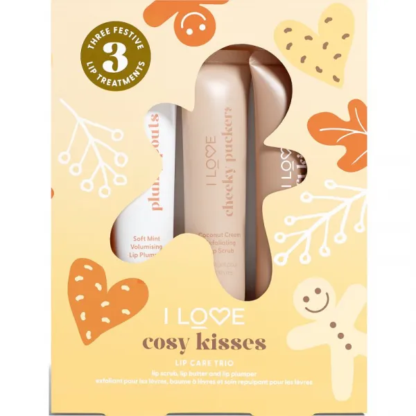 I Love... Cosmetics súprava na pery - I Love Cosy Kisses Lip Set