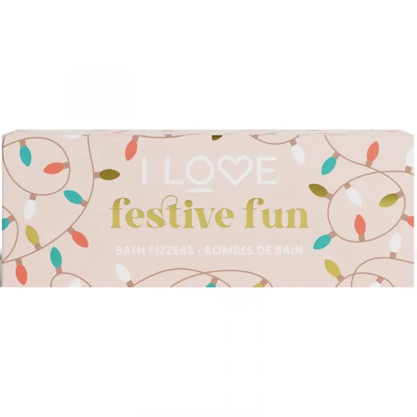 I love... Special Moments Festive Fun bomba do kúpeľa vône Cinnamon, Pumpkin Spice, Gingerbread 3x150 g