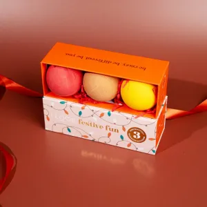 I love... Special Moments Festive Fun bomba do kúpeľa vône Cinnamon, Pumpkin Spice, Gingerbread 3x150 g