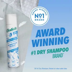 Batiste Sensitive suchý šampón pre citlivú pokožku hlavy 200 ml