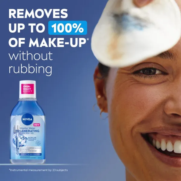 NIVEA Micellar Regenerating čistiaca micelárna voda s regeneračným účinkom 400 ml