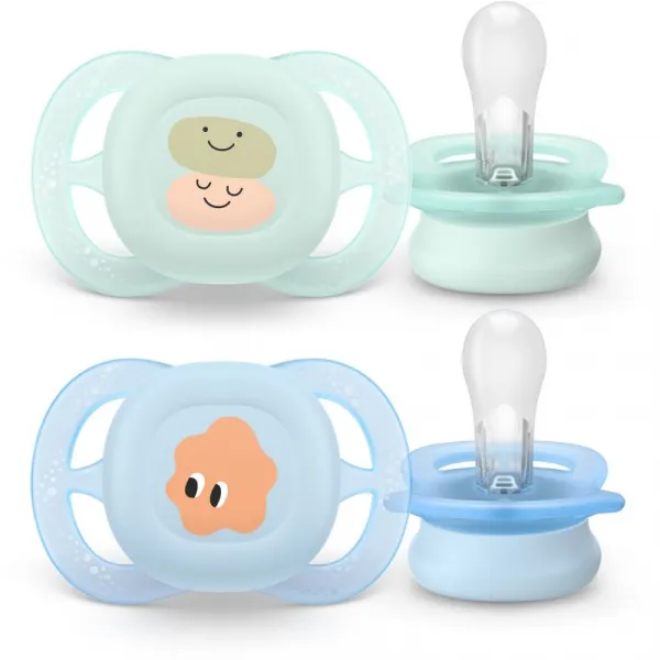 PHILIPS AVENT - Cumlík Ultrastart obrázok 0-2m chlapec 2 ks