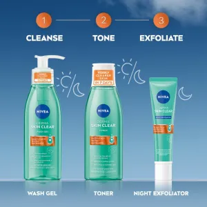 NIVEA Derma Skin Clear čistiaci pleťový gél 150 ml