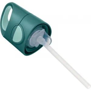Fľaša na pitie so slamkou 450 ml - emerald forest