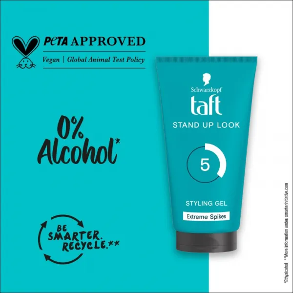 Schwarzkopf Taft Stand Up Look stylingový gél extra silné spevnenie 150 ml