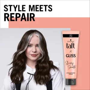 Schwarzkopf Taft x Gliss uhladzujúci krém na vlasy Sleeky Smooth 150 ml