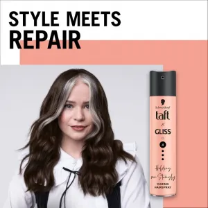 Schwarzkopf Taft x Gliss lak na vlasy so silnou fixáciou Holding me Strongly 250 ml