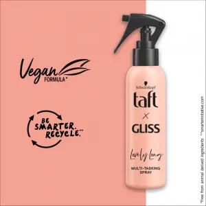 Schwarzkopf Taft x Gliss multifunkčný sprej pre tepelnú úpravu vlasov Lovely Long 150 ml