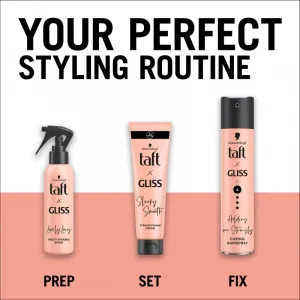 Schwarzkopf Taft x Gliss multifunkčný sprej pre tepelnú úpravu vlasov Lovely Long 150 ml