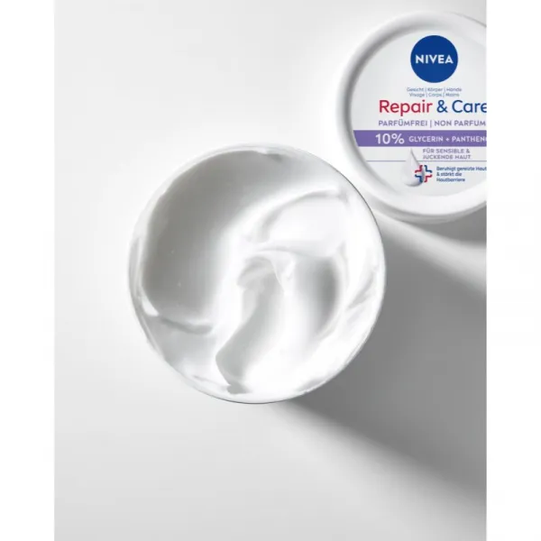 NIVEA Repair & Care Sensitive výživný regeneračný krém pre suchú a citlivú pokožku 400 ml