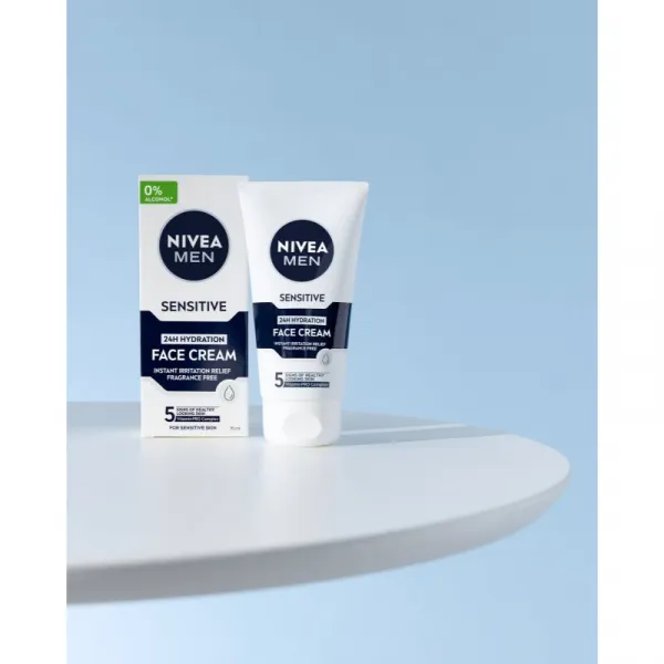 Nivea Men Sensitive hydratačný pleťový krém 75 ml