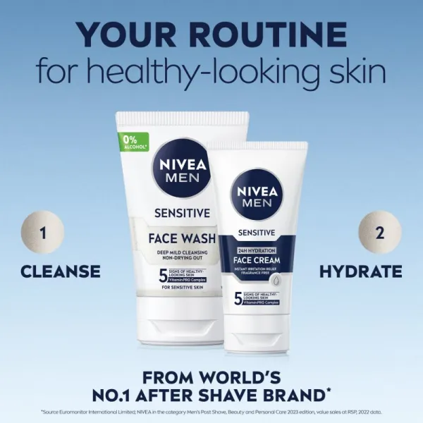 Nivea Men Sensitive hydratačný pleťový krém 75 ml