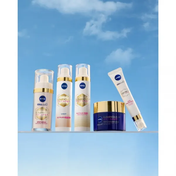 NIVEA Luminous 630 Anti Spot rozjasňujúci CC krém SPF 30 odtieň Light 40 ml