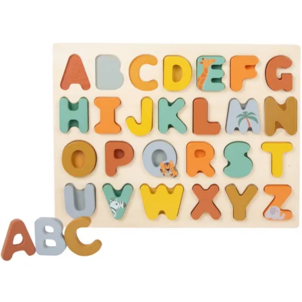 Small foot Vkladacie puzzle abeceda ALPHABET