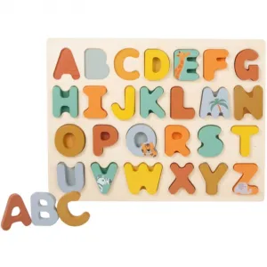 Small foot Vkladacie puzzle abeceda ALPHABET