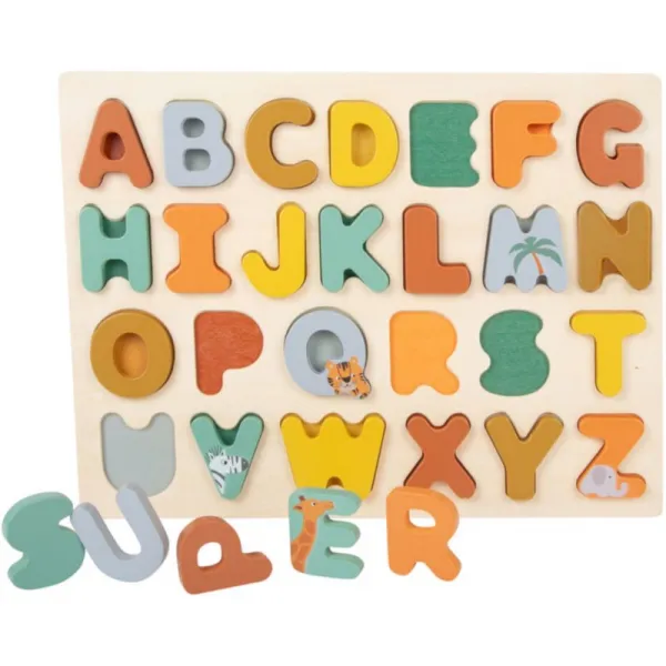 Small foot Vkladacie puzzle abeceda ALPHABET