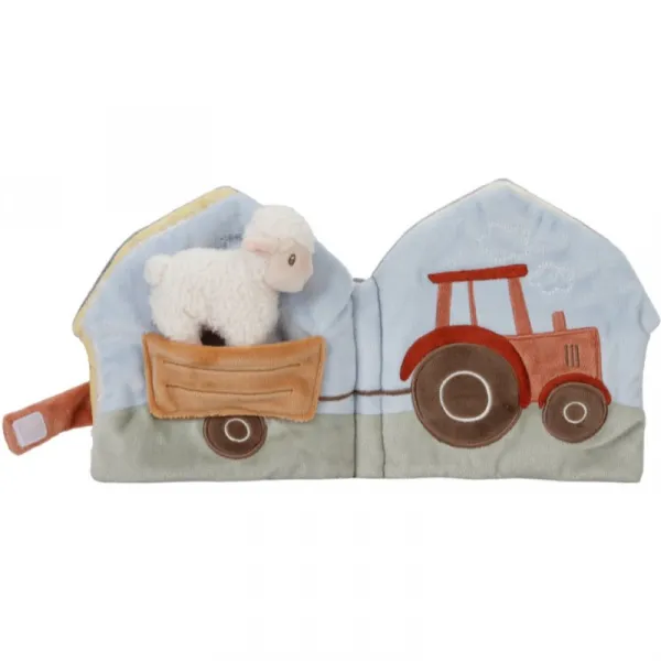 Little Dutch Little Farm Soft Activity Book kontrastná edukatívna knižka 1 ks