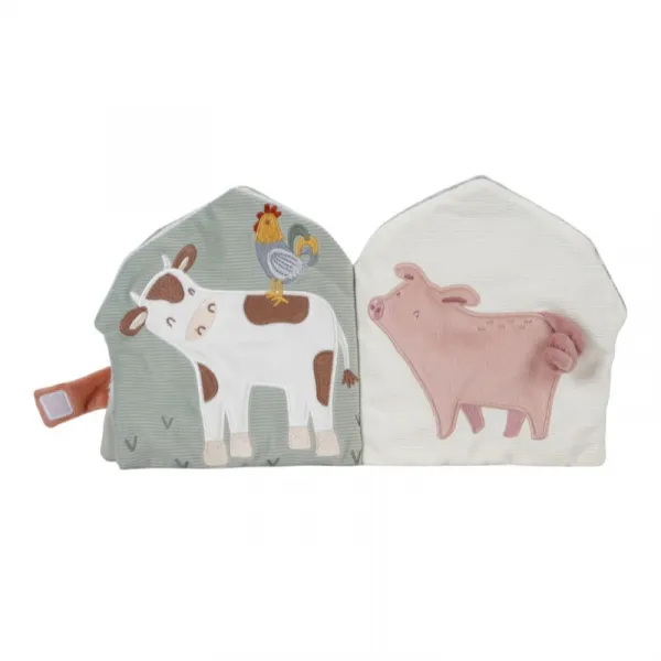 Little Dutch Little Farm Soft Activity Book kontrastná edukatívna knižka 1 ks