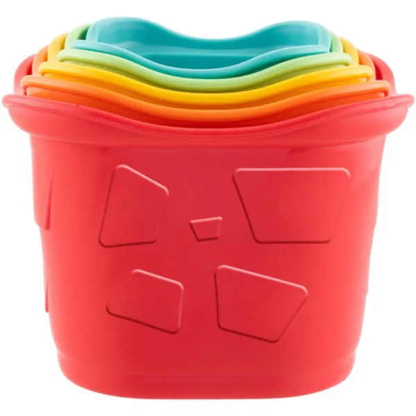 CHICCO - Poháriky stohovacie farebné Eco+ 6m+