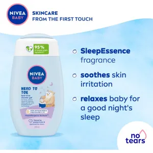 Nivea Baby Bed Time sprchovací gél pre celé telo a vlásky 200 ml