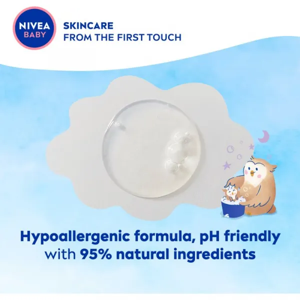 NIVEA BABY sprchový gél na telo a vlasy 500 ml