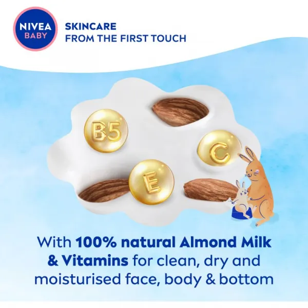 Nivea Baby Toddies multifunkčné obrúsky 57 ks